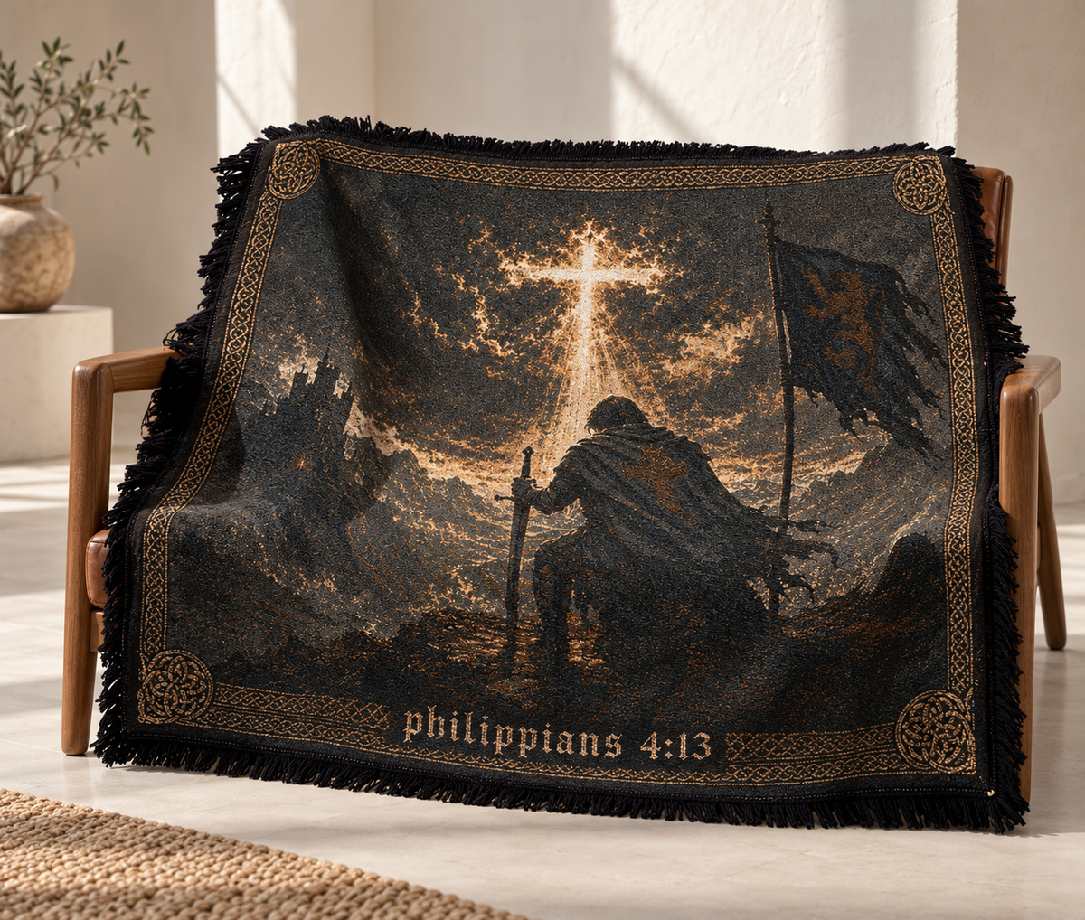 Philippians 4:13 | Warrior Rug